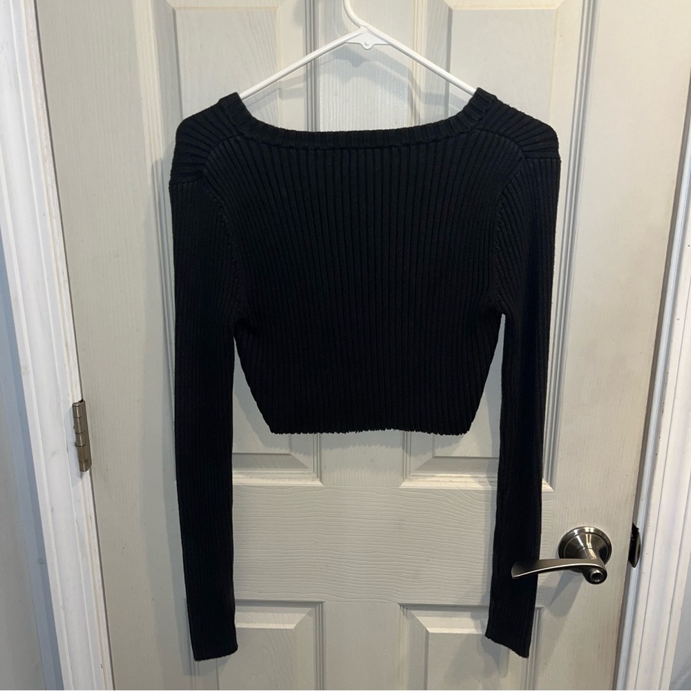 LOFT Crop Ribbed Sweater - Picture 5 of 12
